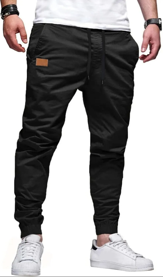ScreenShot-2026-07-15-214206-928 Mens Casual Joggers Pants - Cotton Drawstring Chino Cargo Pants Hiking Outdoor Twill Track Jogging Sweatpants Pants - 图片 3